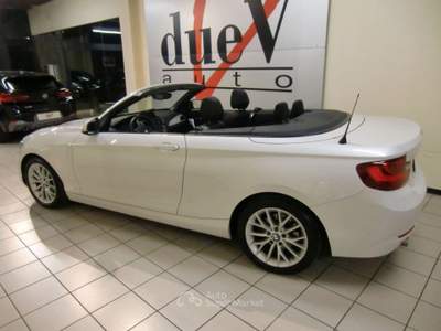 BMW Serie 2 218d 218 Serie 2 F23 Cabrio 218d Cabrio Advantage auto Bianco usata Lissone