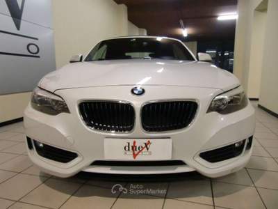 BMW Serie 2 218d 218 Serie 2 F23 Cabrio 218d Cabrio Advantage auto Bianco usata Lissone