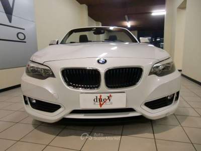 BMW Serie 2 218d 218 Serie 2 F23 Cabrio 218d Cabrio Advantage auto Bianco usata Lissone