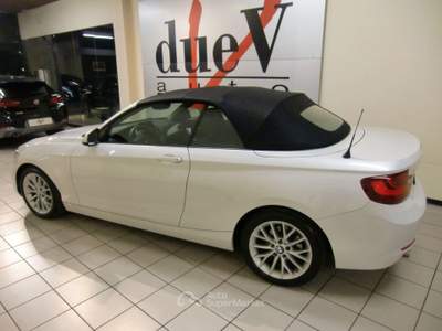 BMW Serie 2 218d 218 Serie 2 F23 Cabrio 218d Cabrio Advantage auto Bianco usata Lissone