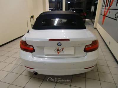 BMW Serie 2 218d 218 Serie 2 F23 Cabrio 218d Cabrio Advantage auto Bianco usata Lissone