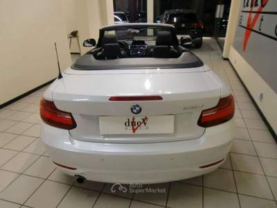 BMW Serie 2 218d 218 Serie 2 F23 Cabrio 218d Cabrio Advantage auto Bianco usata Lissone