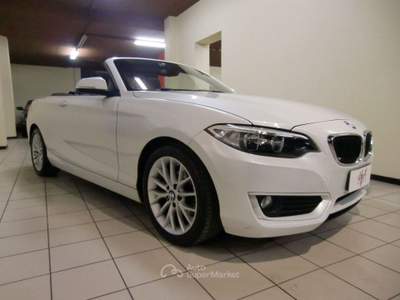 BMW Serie 2 218d 218 Serie 2 F23 Cabrio 218d Cabrio Advantage auto Bianco usata Lissone