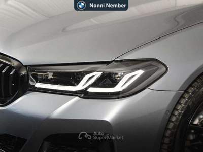 BMW Serie 5 530e 530 e Touring xdrive Msport auto Blu/Azzurro usata Brescia