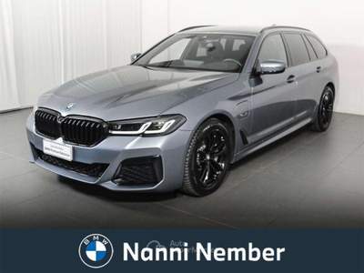 BMW Serie 5 530e 530 e Touring xdrive Msport auto Blu/Azzurro usata Brescia