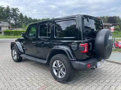 Jeep Wrangler Unlimited 2.2 Mjt II Sahara SOLO 63.500KM! Nero usata Arsago Seprio