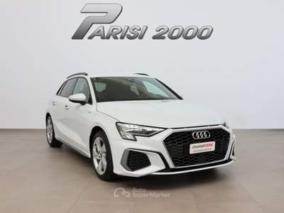 Audi A3 SPB 35 TFSI S-tronic S line *PROMO PARISI GROUP* Bianco usata Cinisello Balsamo