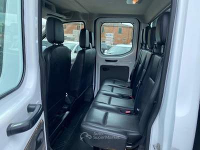 Ford Transit 350 2.0 TDCi MHEV Cas. trilat. dop cabina 7 posti Bianco usata Sinalunga
