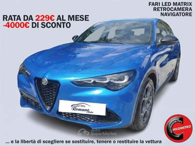 Alfa Romeo Stelvio 2.2 T.diesel 160CV AT8 RWD Sp-T. Blu/Azzurro usata Sant'Anastasia