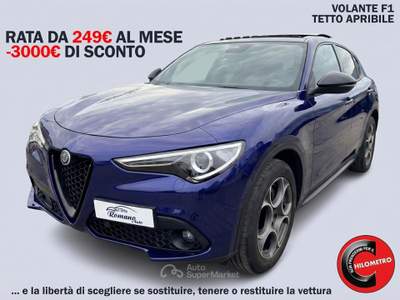 Alfa Romeo Stelvio  2.2 t Sprint Q4 190cv auto Blu/Azzurro usata Sant'Anastasia