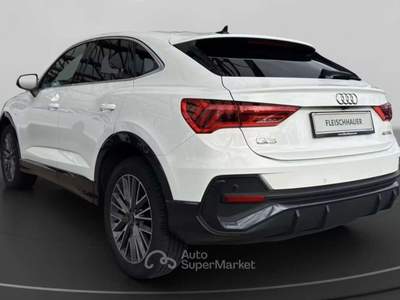 Audi Q3 Sportback 45 1.4 tfsi e S-tronic 2022 camera 19" Bianco usata Monte Compatri