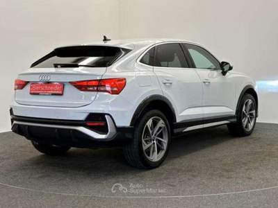 Audi Q3 Sportback 45 1.4 tfsi e S-tronic 2022 camera 19" Bianco usata Monte Compatri