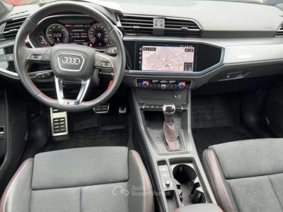 Audi Q3 Sportback 45 1.4 tfsi e S-line S-tronic 2023 camera 19" Nero usata Monte Compatri