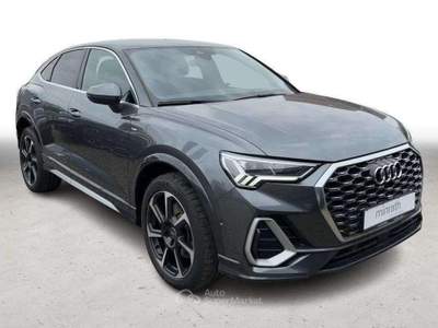 Audi Q3 Sportback 45 1.4 tfsi e S-line S-tronic 2023 camera 19" Nero usata Monte Compatri