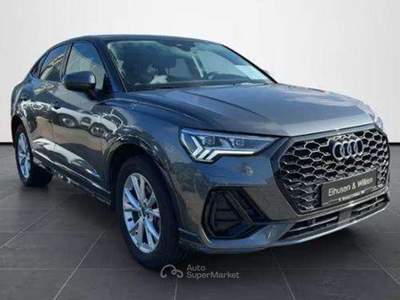 Audi Q3 Sportback 45 1.4 tfsi e S line S-tronic Identity black camera 18" Nero usata Monte Compatri