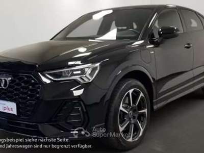 Audi Q3 Sportback 45 1.4 tfsi e S line S-tronic Identity black  camera 19" 2022 Nero usata Monte Compatri