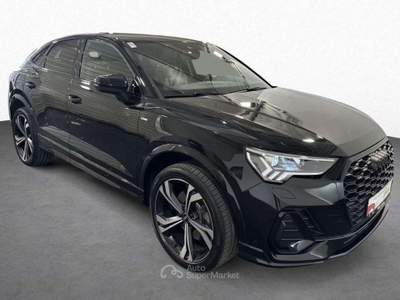 Audi Q3 Sportback 45 1.4 tfsi e S line S-tronic Identity black  camera 20" Nero usata Monte Compatri