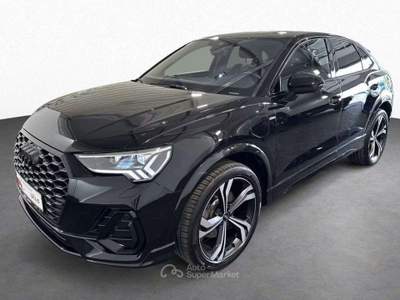 Audi Q3 Sportback 45 1.4 tfsi e S line S-tronic Identity black  camera 20" Nero usata Monte Compatri