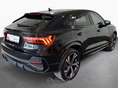 Audi Q3 Sportback 45 1.4 tfsi e S line S-tronic Identity black  camera 20" Nero usata Monte Compatri