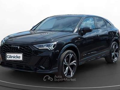 Audi Q3 Sportback 45 1.4 tfsi e S line S-tronic Identity black tetto camera 360° 20" Nero usata Monte Compatri