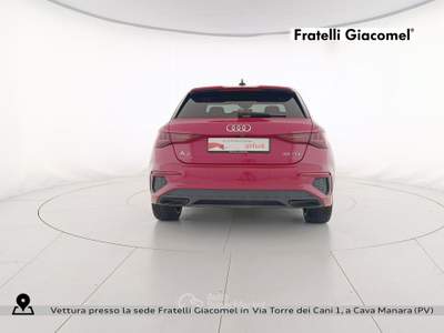 Audi A3 sportback 35 2.0 tdi s line edition s-tronic Rosso usata Cava Manara