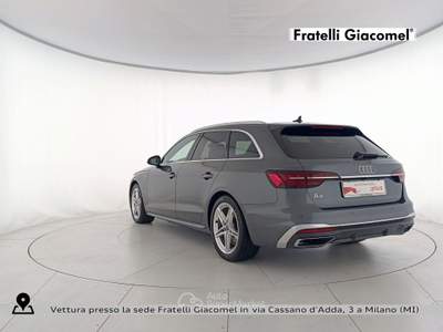 Audi A4 avant 40 2.0 tdi mhev s line edition quattro 204cv s-tronic Grigio usata Milano