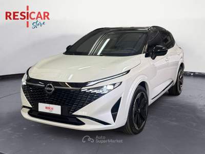 Nissan Qashqai Qashqai n-design  mh 140cv mt 2wd Bianco usata Paruzzaro