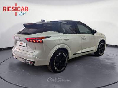 Nissan Qashqai Qashqai n-design  mh 140cv mt 2wd Bianco usata Paruzzaro