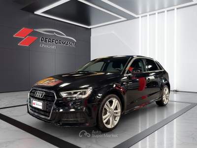 Audi A3 35 2.0 tdi S-LINE 150cv s-tronic Nero usata Roma