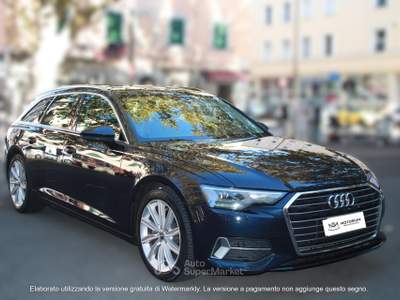 Audi A6 Avant 45 3.0 TDI MHEV 4 S Tronic Business Design Blu/Azzurro usata Livorno