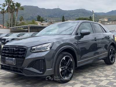 Audi Q2 S Line interno ed esterno 2.0 TDI 150CV s-tronic 35 Grigio usata Borgetto