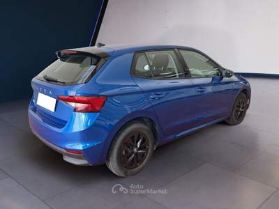 Skoda Fabia IV 2022 1.0 mpi Young Edition 80cv Blu/Azzurro usata Torino