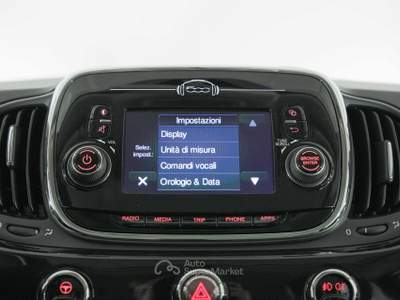 Fiat 500 500 - 500 1.2 Lounge 69cv | FL514AJ Nero usata Cantù