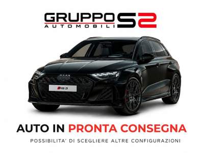 Audi RS 3 TFSI quattro S tronic Sportback Impianto di scarico sportivo RS/MMI Navigation/Pacchetto RS Design Plus Verde/Telecamera 360° Nero usata Feltre