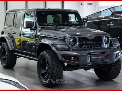 Jeep Wrangler MILITEM FEROX 3.6 V6 AT8 4 porte Sahara|IVA ESP Nero usata Vergiate