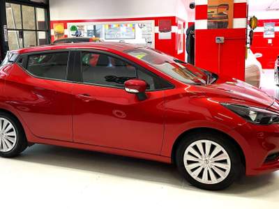 Nissan Micra 1.0 ig-t Acenta 92cv // NEOPATENTATI Rosso usata Barzanò