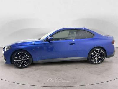 BMW Serie 2 220i 220 Serie 2 Coupe mhev 48V MSport auto Blu/Azzurro usata Milano