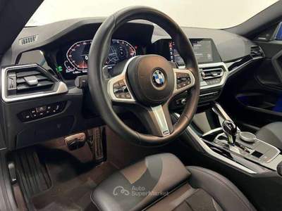 BMW Serie 2 220i 220 Serie 2 Coupe mhev 48V MSport auto Blu/Azzurro usata Milano