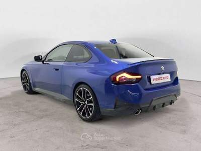 BMW Serie 2 220i 220 Serie 2 Coupe mhev 48V MSport auto Blu/Azzurro usata Milano