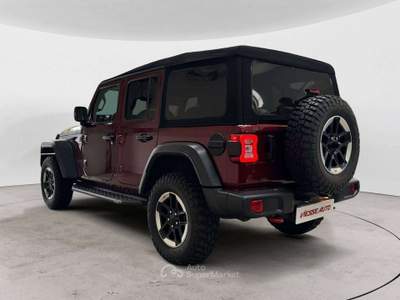 Jeep Wrangler Unlimited 2.0 turbo Rubicon Benzina | COLORAZIONE SNAZZBERRY Rosso usata Milano