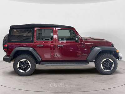 Jeep Wrangler Unlimited 2.0 turbo Rubicon Benzina | COLORAZIONE SNAZZBERRY Rosso usata Milano