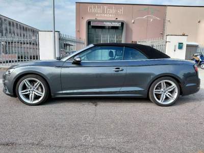 Audi A5 Cabrio 40 TDI quattro S tronic S-line Sport Grigio usata Mazzano