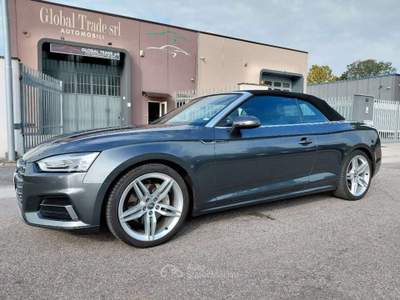 Audi A5 Cabrio 40 TDI quattro S tronic S-line Sport Grigio usata Mazzano