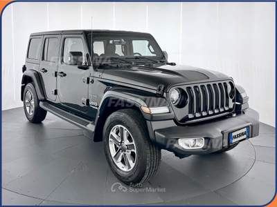 Jeep Wrangler Wrangler Unlimited 2.0 turbo Sahara auto Nero usata Milano