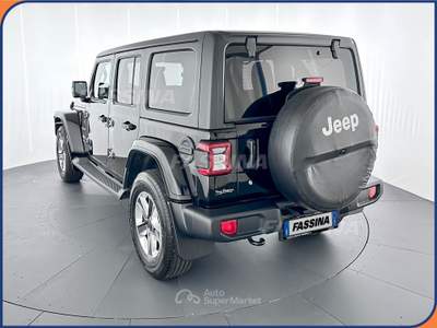 Jeep Wrangler Wrangler Unlimited 2.0 turbo Sahara auto Nero usata Milano