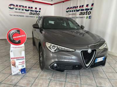 Alfa Romeo Stelvio 2.2 Turbodiesel 190 CV AT8 Q4 Super Business Grigio usata San Cesareo