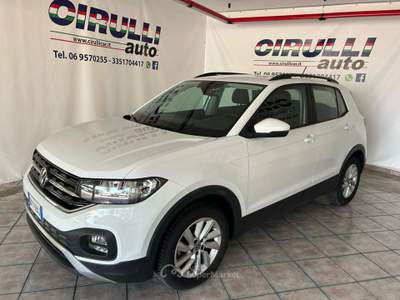 Volkswagen T-Cross 1.0 TSI 95 cv Style BlueMotion Technology Bianco usata San Cesareo