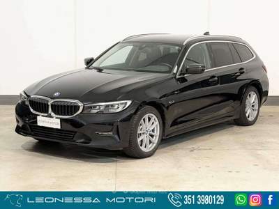 BMW Serie 3 320e 320 e Touring auto phev *PREZZO REALE* Nero usata Torbole Casaglia