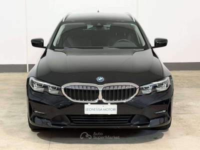 BMW Serie 3 320e 320 e Touring auto phev *PREZZO REALE* Nero usata Torbole Casaglia