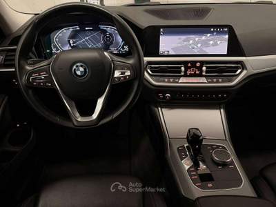 BMW Serie 3 320e 320 e Touring auto phev *PREZZO REALE* Nero usata Torbole Casaglia